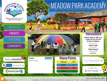 Tablet Screenshot of meadowparkacademy.org